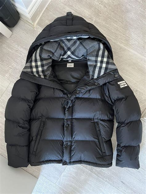 burberry puffer blue|Burberry puffer coat outlet.